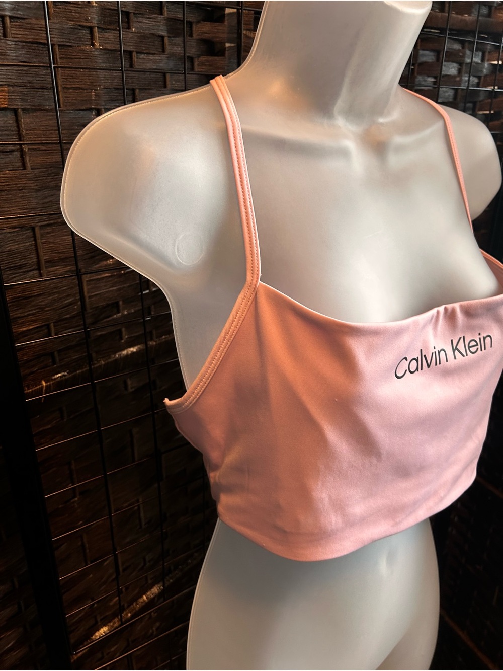 Calvin Klein Performance lilac pink bralette NWT size Large - Picture 3 of 10